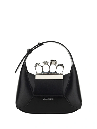 Shop Alexander Mcqueen Mini Jewelled Handbag