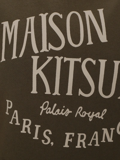 Shop Maison Kitsuné Cotton Sweatshirt With Iconic Print