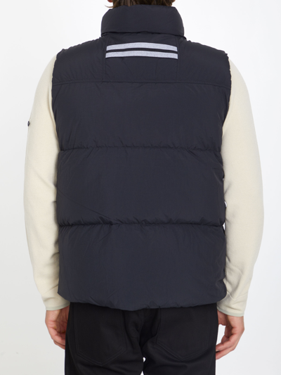 Shop Canada Goose Lawrence Puffer Vest In Black