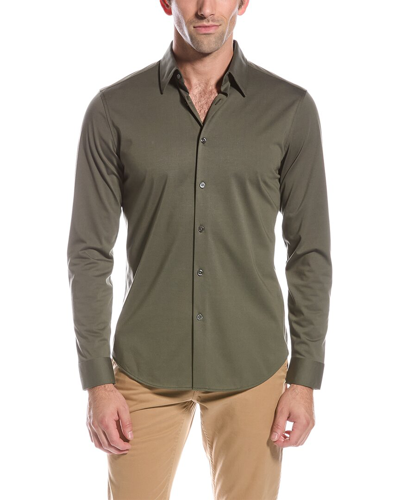 Shop Theory Sylvain Shirt In Green