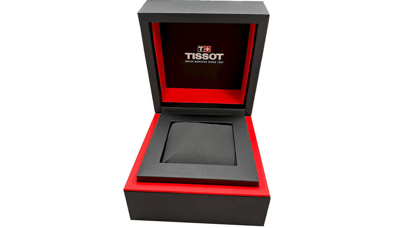 Pre-owned Tissot Sideral S Powermatic 80 41mm Red Rubber Men's Watch T145.407.97.057.02