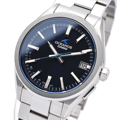 Pre-owned Casio Oceanus Classic Line Ocw-t200s-1ajf Solar Men Watch In Box F/s