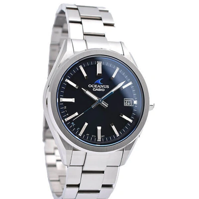 Pre-owned Casio Oceanus Classic Line Ocw-t200s-1ajf Solar Men Watch In Box F/s