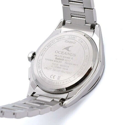 Pre-owned Casio Oceanus Classic Line Ocw-t200s-1ajf Solar Men Watch In Box F/s