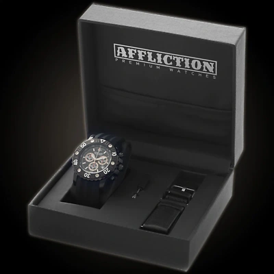 Pre-owned Affliction Watch Gents Chronograph Watch