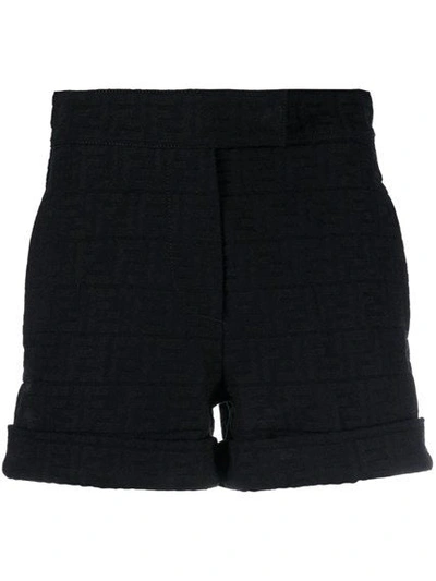 Shop Fendi Women Shorts In Black