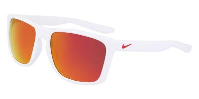 Pre-owned Nike Fortune M Fd1805 Sunglasses White Red Mirrored 57mm & Authentic