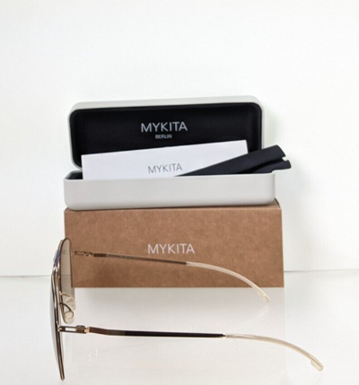 Pre-owned Mykita Brand Authentic  Studio 9.2 Sunglasses Col 836 57mm In Brown
