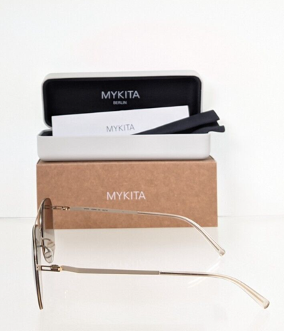 Pre-owned Mykita Brand Authentic  Sunglasses Lessrim Jun Col. 360 55mm Frame In Gray