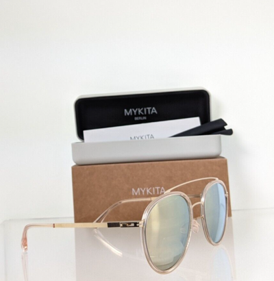 Pre-owned Mykita Brand Authentic  Lite Sun Meri Col 902 54mm Frame In Grey & Flash Mirror