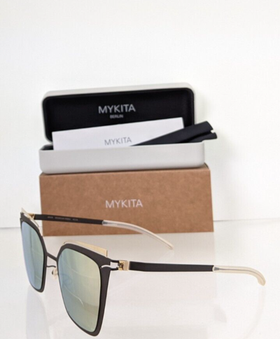 Pre-owned Mykita Brand Authentic  Sunglasses Kendall 290 Decades Sun Handmade Patented In Grey With Flash Mirror