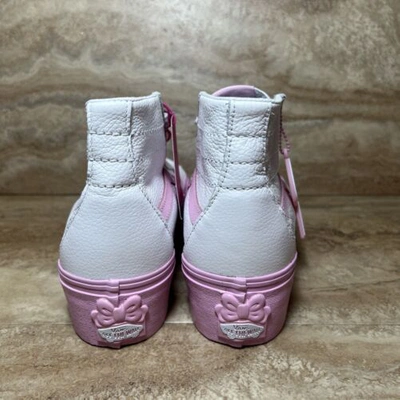 Pre-owned Vans X Barbie Sk8 Hi Tapered Stackform Shoes Womens Size 6-9 In White