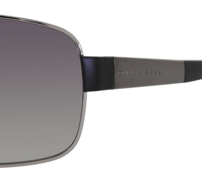 Pre-owned Hugo Boss Sunglasses 0521/s Ofr (wj) Ruthenium Semi-matte