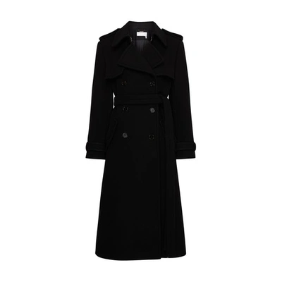 Shop Chloé Long Coat In Black