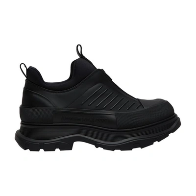 Shop Alexander Mcqueen Trad Slick Sneakers In Black_black