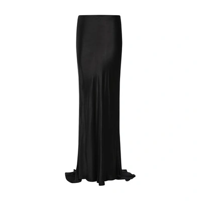 Shop Ann Demeulemeester Madeleen X-long Flared Skirt In Black