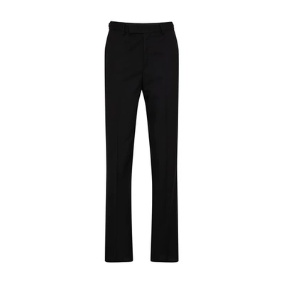 Shop Versace Drawstring Trousers In 1b000_black