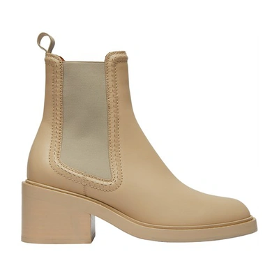 Shop Chloé Mallo Ankle Boots In Pearly_grey