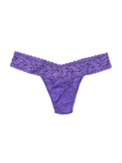 Shop Hanky Panky Signature Lace Low Rise Thong Wild Violet Purple