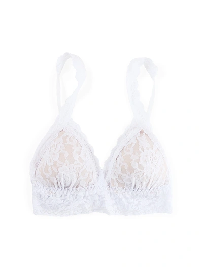 Shop Hanky Panky Signature Lace Padded Crossover Bralette In White