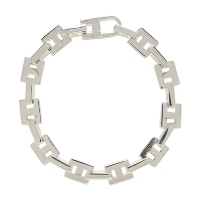 Shop Hatton Labs H Bracelet In Silver_white