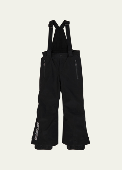 Shop Moncler Girl's Grenoble Ski Trousers In Black