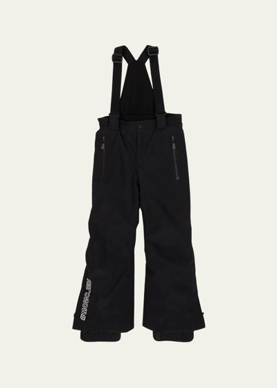 Shop Moncler Girl's Grenoble Ski Trousers In Black