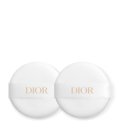 Shop Dior Forever Cushion Powder Applicator (pack Of 2) In White