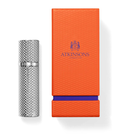 Shop Atkinsons Textured Perfume Case In Silver