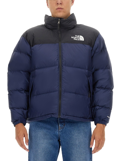 Shop The North Face 1996 Nylon Down Jacket In Blu