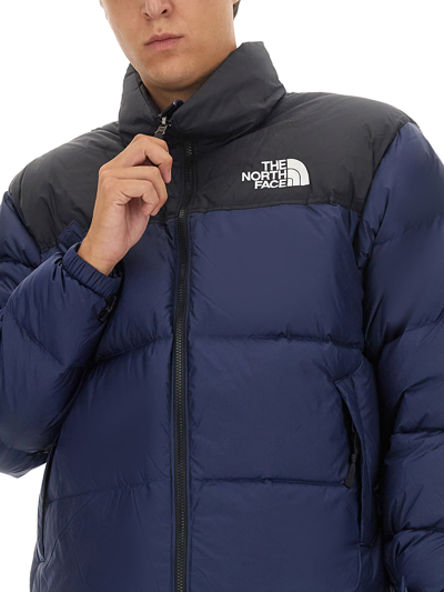 Shop The North Face 1996 Nylon Down Jacket In Blu