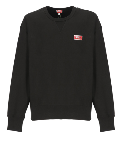 Shop Kenzo Sweatshirt With Logo In Black