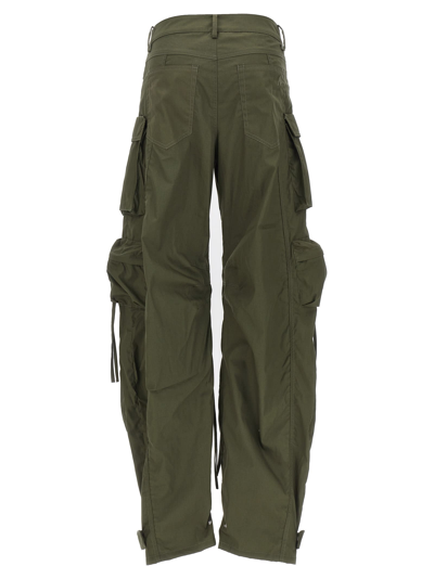 Shop Attico Fern Pants In Green