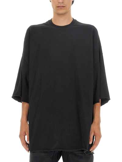 Shop Rick Owens T-shirt Tommy In Nero