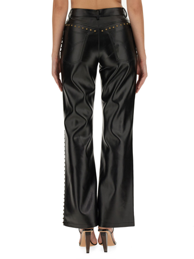 Shop M05ch1n0 Jeans Studded Pants In Nero