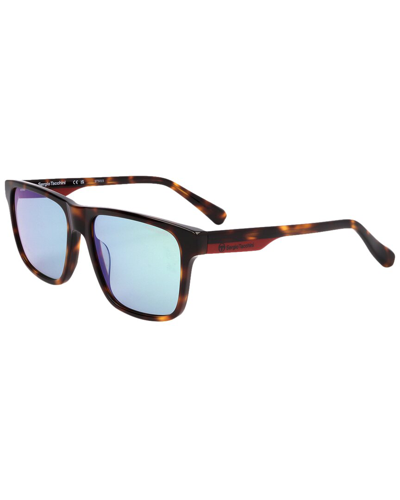 Shop Sergio Tacchini Unisex St5015 54mm Sunglasses In Brown