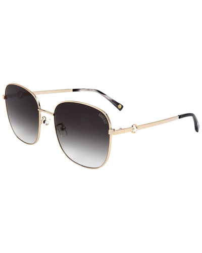 Shop Anna Sui Women's As2202 59mm Sunglasses In Gold
