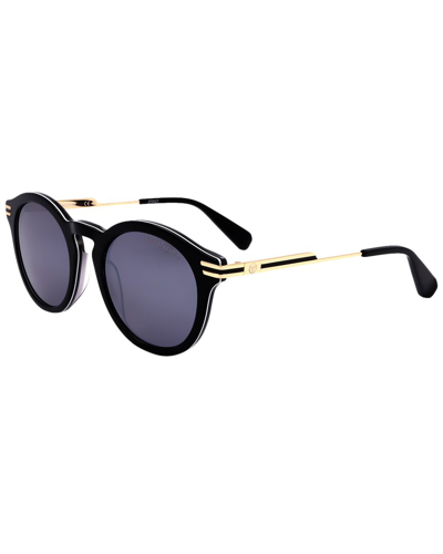 Shop Sergio Tacchini Unisex St5017 51mm Sunglasses In Black