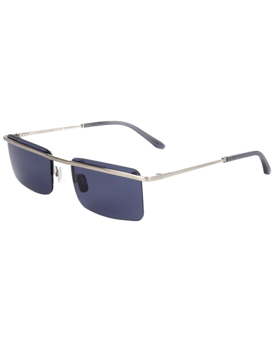 Shop Sandro Women's Sd7017 55mm Sunglasses In Silver