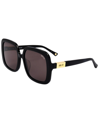 Shop Anna Sui Women's As2207 57mm Sunglasses In Black