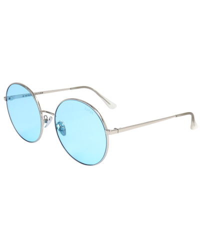 Shop Retrosuperfuture Unisex Polly 58mm Sunglasses In Silver