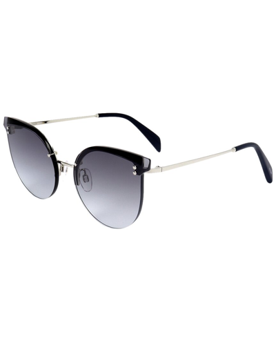 Shop Maje Women's Mj7013 58mm Sunglasses In Silver
