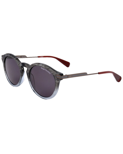 Shop Sergio Tacchini Unisex St5017 51mm Sunglasses In Grey