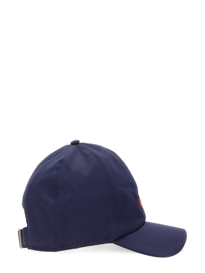 Shop Msgm Baseball Cap In Blu