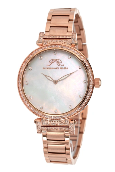 Shop Porsamo Bleu Chantal Women's Topaz Watch In White