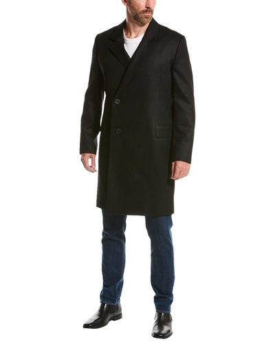 Shop Frame Wool Overcoat In Black