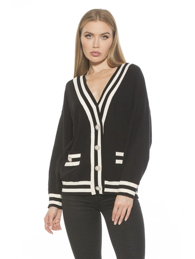 Shop Alexia Admor Frances Cardigan In Black