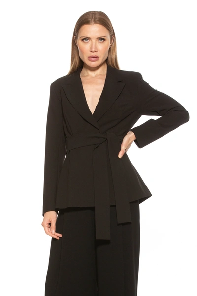Shop Alexia Admor Olya Belted Blazer In Black