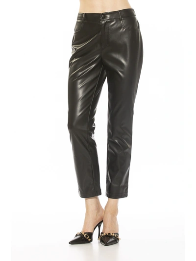 Shop Alexia Admor Mila Leather Pants In Black