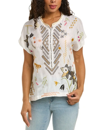 Shop Johnny Was Perla Blouse In Brown